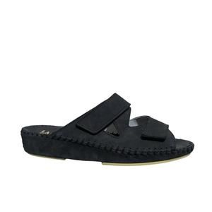 NEW LAPLUME women's tango sandals in black nubuck